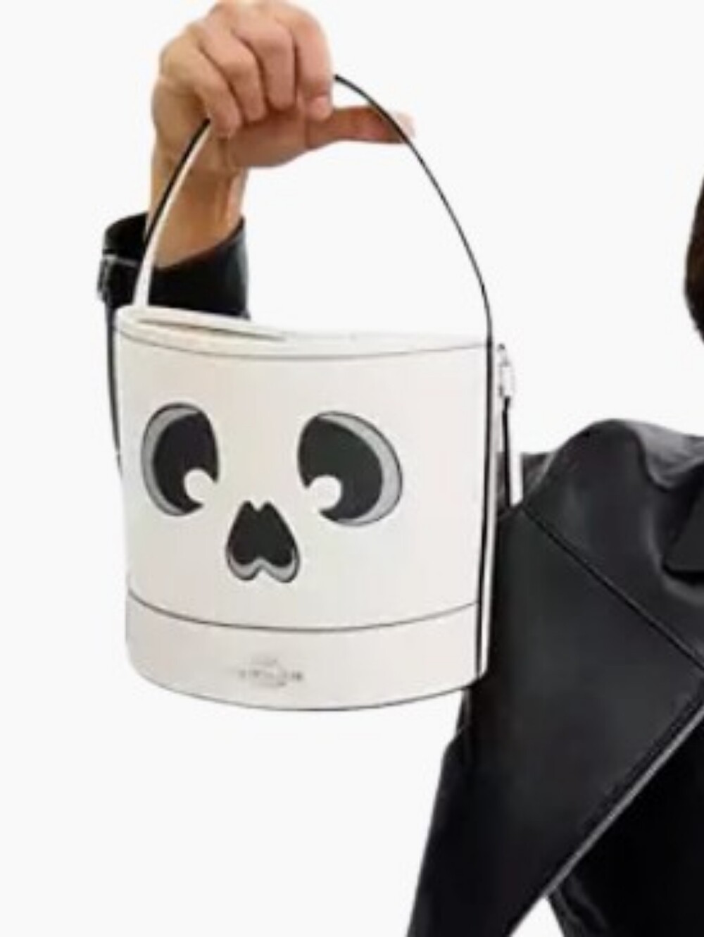 NWT Coach Halloween Trick or Treat Bucket Bag - Ghost - Picture 2 of 8